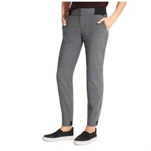 Athleta Women's Sz 12 Work It City Pants Wool Blend Gray